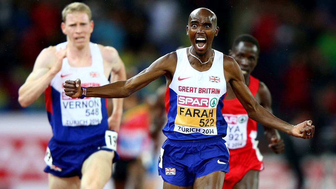 Mo Farah wins 10,000m at Euros, erasing health worries